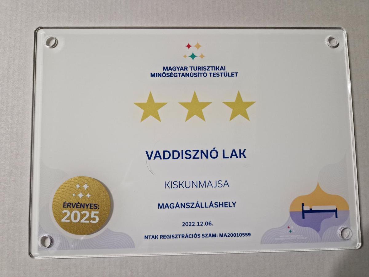 Villa Vaddinszo Lak Kiskunmajsa Esterno foto